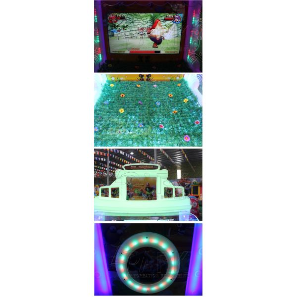 1 Player Racing Game Machine , Amusement Park Kids Shooting Water Gun Game Machine