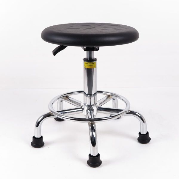 Ergonomic Polyurethane Anti Static Stool , Concise Static Dissipative Chair