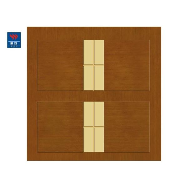 Exterior Fire Rated Front Composite WPC Wood Door