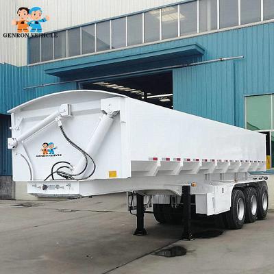 ABS Anti Lock Leaf Spring Frameless Tipper End Dump Tractor Trailer