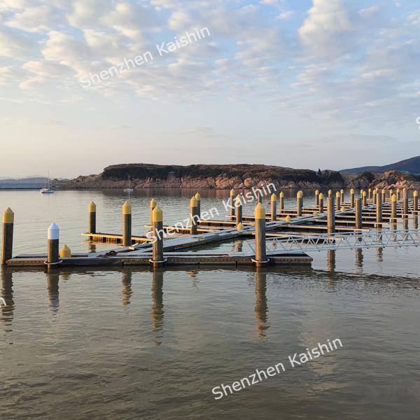 Aluminium Marine Floating Dock HDPE EPS Foam Floats Finger Dock Customized Thickness