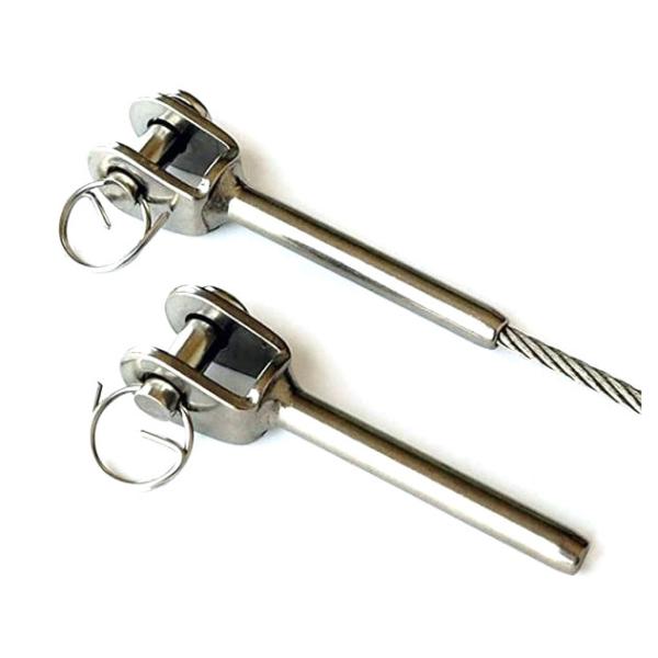 Stainless Steel Swage Welded Fork Terminal for Heavy Industry Performance