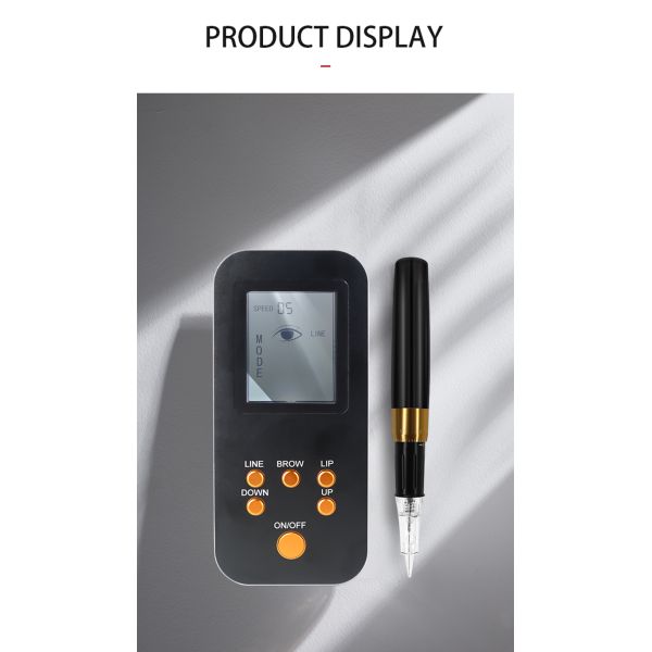 Alumium Alloy Semi Permanent Makeup Eyebrow Tattoo Machine U2F Needle