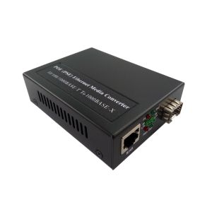 10Mbps 100Mbps 1000Mbps Fiber Media Converter 3W Power Consumption