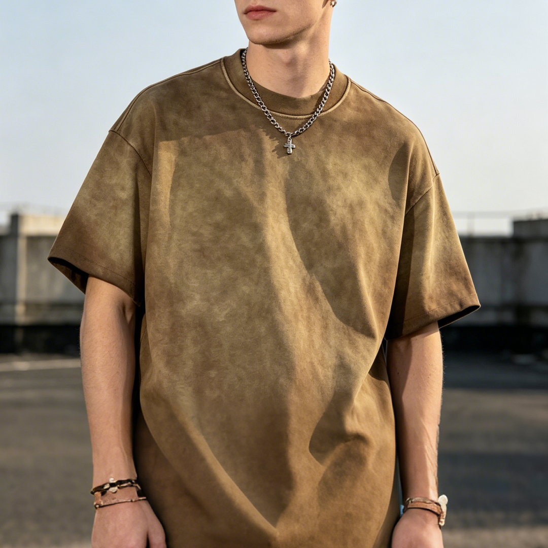 Unisex Custom Heavyweight T Shirt Loose Fit Oversized Streetwear Tee Versatile