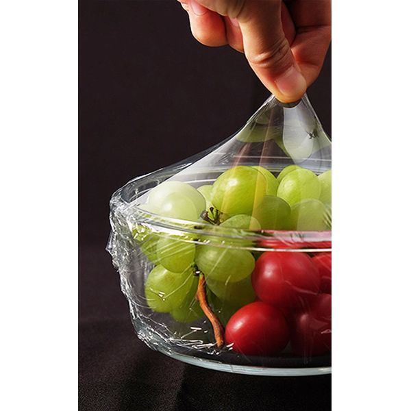 45cm 50cm Fresh Food PVC Cling Wrap Plastic Biodegradable Film For Food Packaging