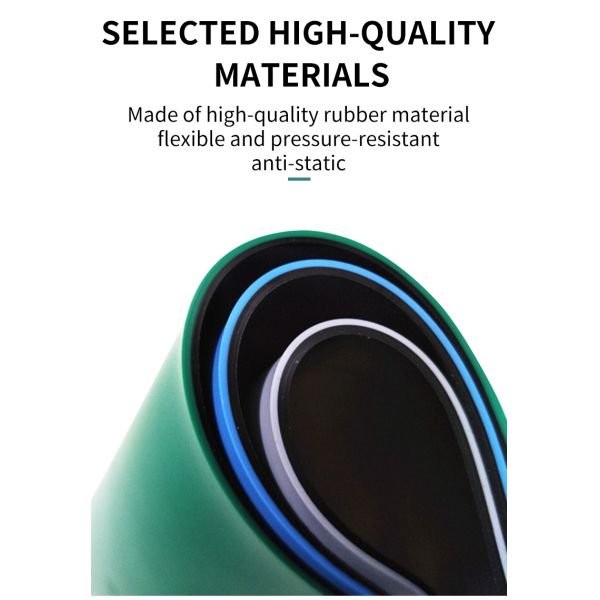 Green ESD Table Mat 1m x 10m Anti-static Rubber Workbench Mat