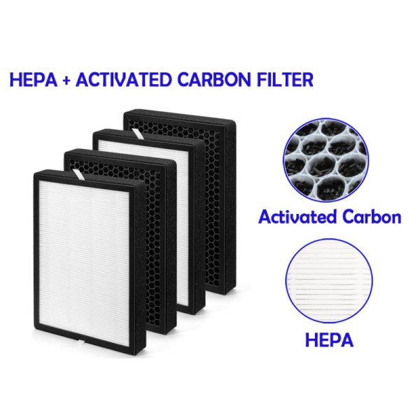 Replace When Saturated Activated Carbon Filters Range Hood Charcoal Filter Removal Efficiency Up To 99 Percent Contaminants