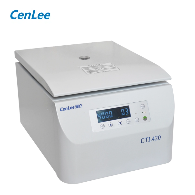 CTL420 Lab Centrifuge 4000rpm with Multiple Tube Racks Angle & Swing-out Rotor Support Benchtop Medical Centrifuge Machine
