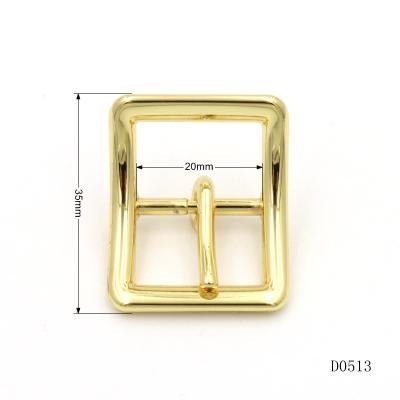 Zinc Alloy Metal Pin Buckle 20mm Heavy Duty Buckle Gold Curved