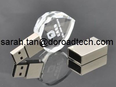 USB Flash Drives Bulk Cheap Crystal USB Memory Sticks, New Model Pen Drive USB3.0 Version