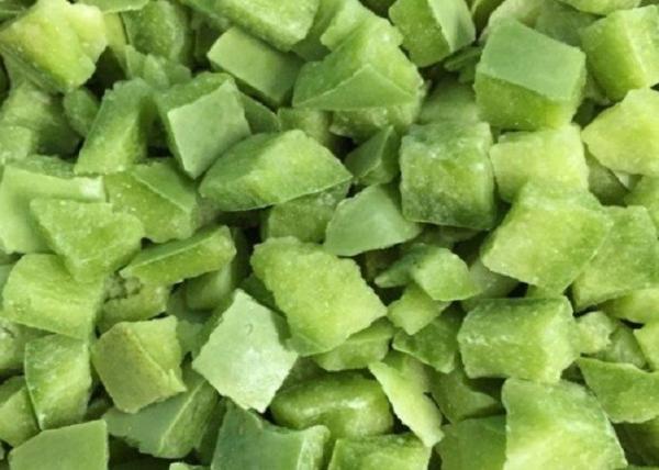 OEM Services 10KG/carton IQF Frozen Green Pepper IQF Frozen Food For Supermarkets