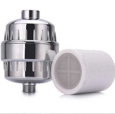 Bathroom Water Tap Filter Plastic Chromed KDF 55 Reduces Chlorine Shower Filters KK-TP-11B