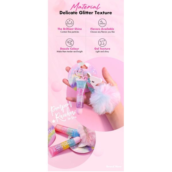 Non Sticky Formula Essence Lip Gloss Cute Lip Gloss Keychain 15ml