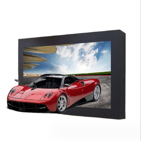 MJK 43 Inch Wall Mount Indoor/Outdoor LCD Digital Poster Touch Screen Animation OEM Customizable Elevator Advertising Display
