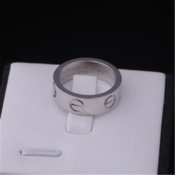 Ouro branco luxuoso B4084700 de Ring In 18K do amor da joia do tipo
