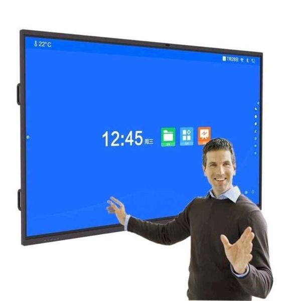 86 Inch 4K Resolution Smart Interactive Touch Screen Whiteboard with Android 11.0 OS