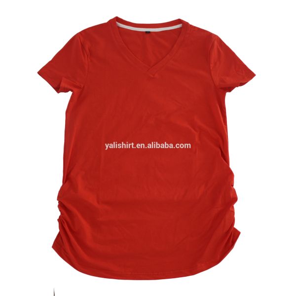 In stock high quality summer short sleeves t-shirt maternity clothes manufacturers