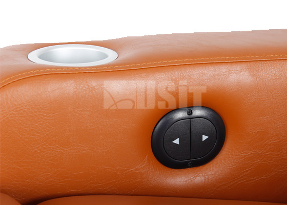 Домашний кинотеатр высокой отметки усаживая современный стул Реклинер с толстой подушкой сидения