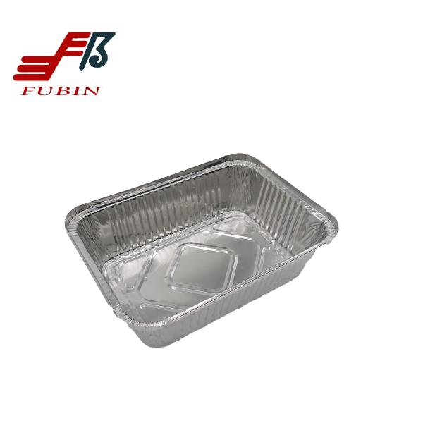 Hot sell almunium foil Hotel restaurant Foil Box Disposable Airline almunium Foil Container For Food alufoil