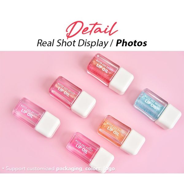 Delicate Natural Lip Oil Transparent Flavored Lip Oil Customizable