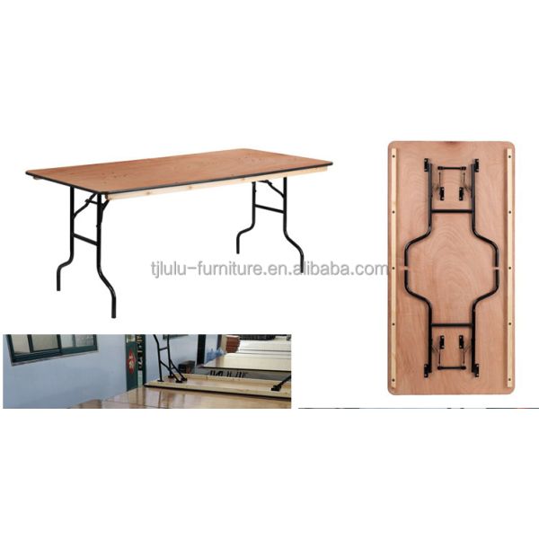 Specific DINING TABLE Finish Nitrolacquer Industrial Style Iron Wood Restaurant Dining Tables Solid Wood Folding