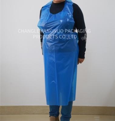 Blue Medical Disposable Polythene Aprons On The Roll , 200Pcs / Roll Packing