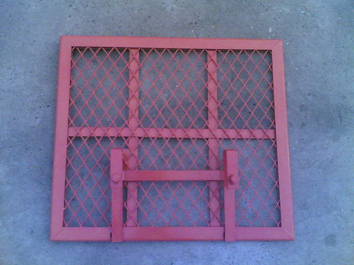 Safety Powder Coated Steel Trap Door Brick Guards For Scaffolding Ladder Access