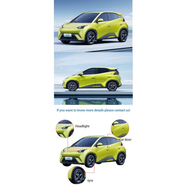 Седан 4 колеса Электрические электромобили Утонченный дизайн Новые энергетические автомобили