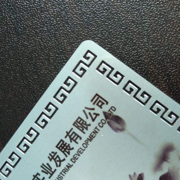 ROHS White Sublimation Metal Business Cards Butterfly Design With 68*54 Mm Print Size