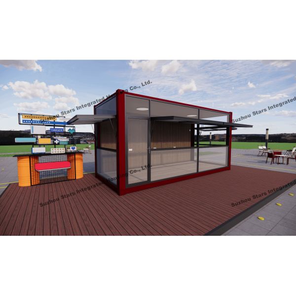 Residential / Commercial Modern Modular Homes Moveable Readymade Container House