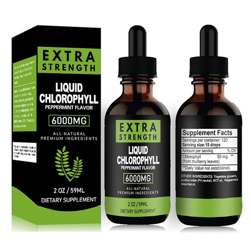 Wholesale Private label Natural Health Energy Supplement Weight Loss Chlorophyll Liquid Drops
