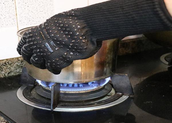 EN407 Heat Resistant Barbecue Gloves , Heat Resistant Protective Gloves
