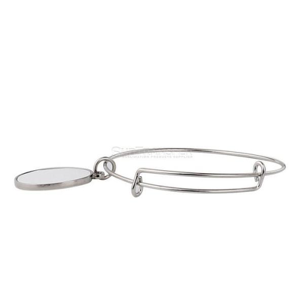 Bracelets de bijoux pour femmes, diverses formes, bracelets en métal vierges pour sublimation