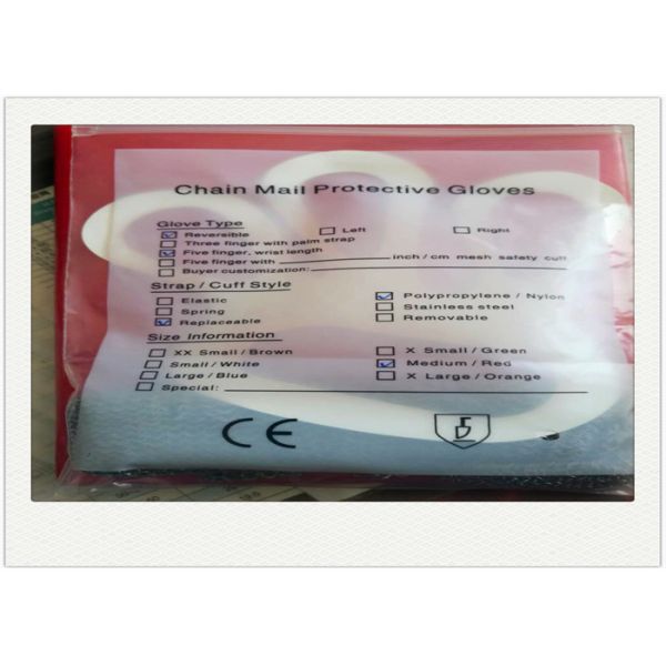 Отрежьте устойчивый металл перчаток нержавеющей стали сваренный для мясной промышленности