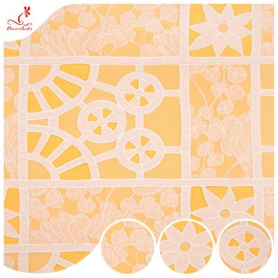 Polyester Water Soluble Lace Fabric French Flower Chemical Lace Fabric For Dress