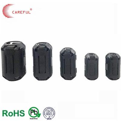 EMI Clip On Split Ferrite Core Anti Interference 3.5/7/10/13.5 Mm For USB Cable
