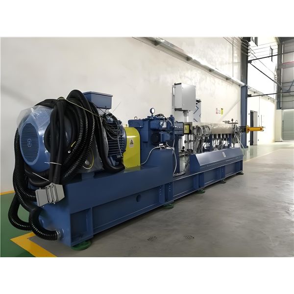 75mm Twin Screw Extruder for Desiccant Antibacterial Functional Masterbatch Pelletizing