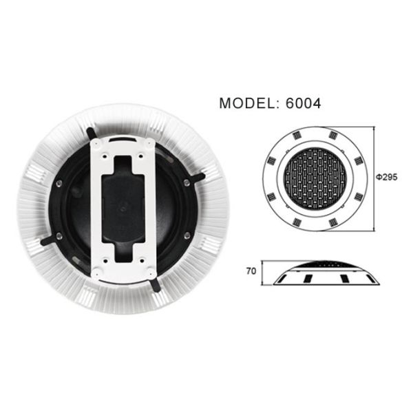 Plastic Material Underwater Pool Lights High Power Wall Hung Type For Swimming Pool