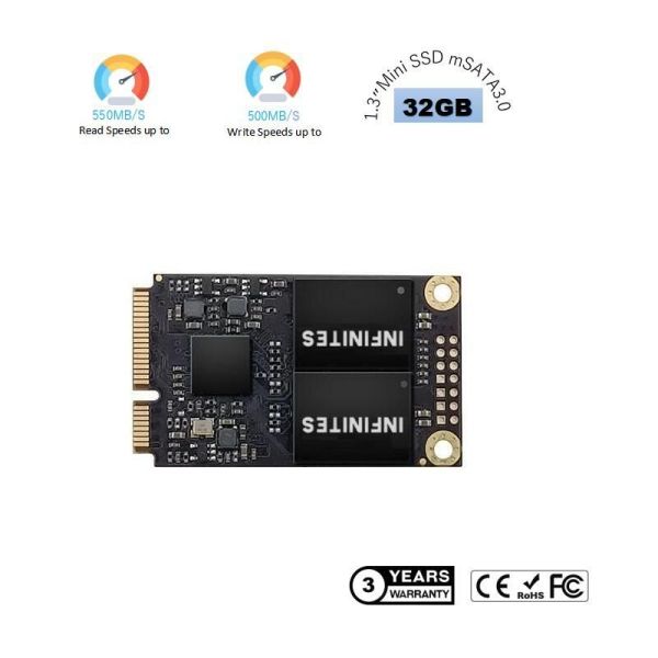 2.5in Msata Disco de estado sólido 128GB 256GB 512GB 1TB PC portátil SSD