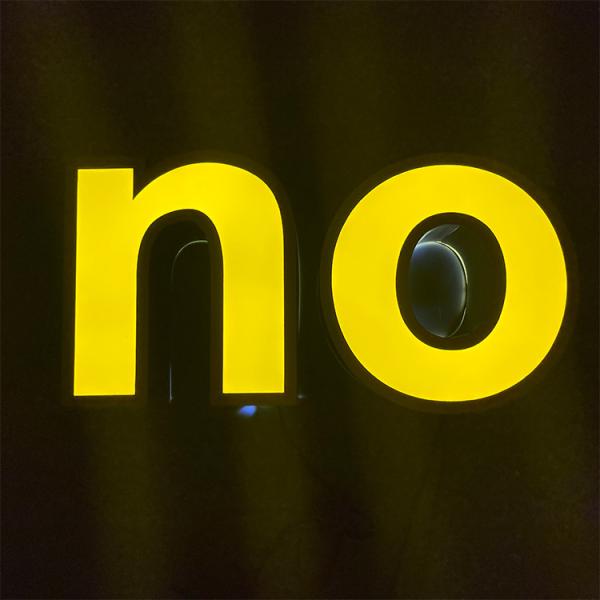 Customized Waterproof Shop Signage 3d Led Backlight Letter Channel Sign