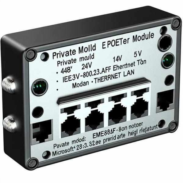Private Mold POE Splitter Module 48V To 24V 12V 5V IEEE802.3AF Ethernet Lan Port