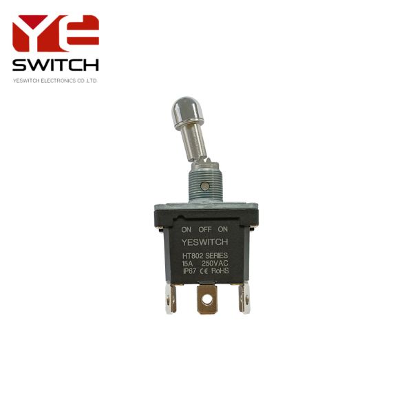 High Current Industrical Toggle Switch Metal Locking Handle For Cranes