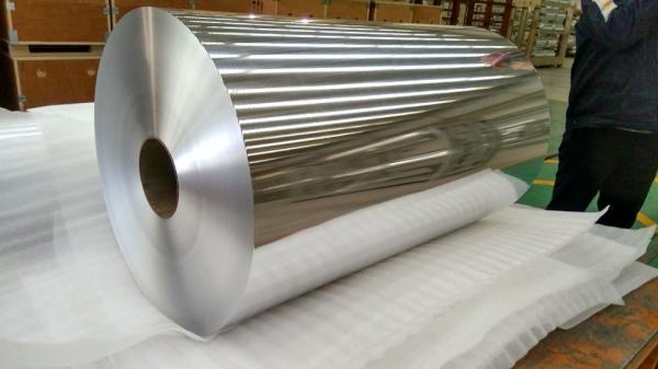 Soft Silver OEM Aluminium Foil For Food Packaging ISO9001 SGS Approval