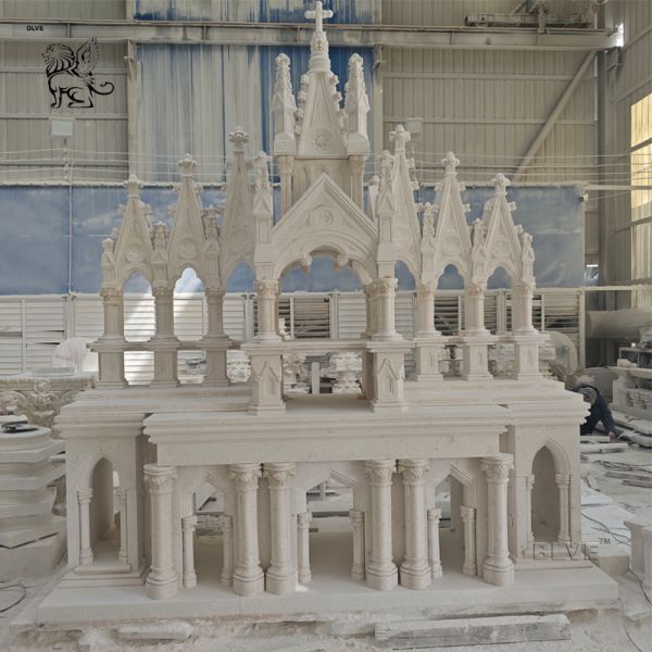Marble Church Altar Natural Stone Christian Religious Catholic Praying Altar Church Project Luxury Large