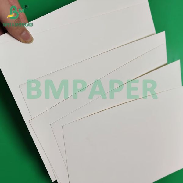 Papel para tazas de café con revestimiento mate de color blanco