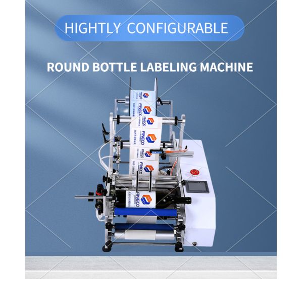 Электрическая FK603 полуавтоматическая ручная портативная круглая бутылочная маркировка для малого бизнеса