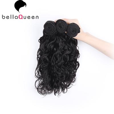 Cabelo humano do Virgin malaio da onda de água que tece a extensão preta do cabelo humano de Nautral