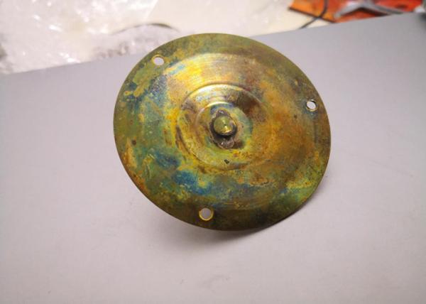 SGS Certificated Brass Round Backplate Welding Stamping Parts