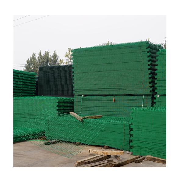 Steel Curved Triangle Bended Fence Welded Wire Garden Panel with Hot Dipped Galvanized